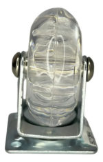 Rueda De Silicona Transparente 50mm Muebles Cajoneras Ruedas Trasparente