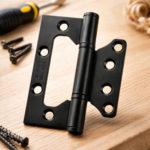 Bisagra Omega Para Muebles Qbo Omega Color Negro Acabado Mate Unidad