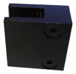 Fijación Recta Acero Inox Negro Paños Fijos Vid/cristal