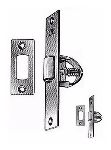 Vaivén A Rodillo 50mm Para Puerta Con Frente De Hierro