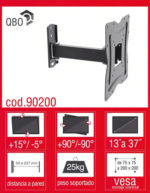 Soporte Led Lcd 13 19 21 22 23 24 30 32 36 37. 1 Brazo Color Negro