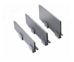 Corredera 90×500 Tandem Slim Invisible Cajones Cierre Suave Gris