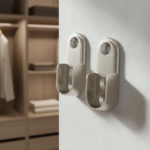 2 Soportes Lateral Para Armario Placard Cromados Qbo Plateado
