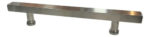 Manijon Barral Rectangular Puerta Simple Acero Inoxidable