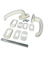 Manija Plastica H-50 Puerta Aluminio Negro - Imagen 3
