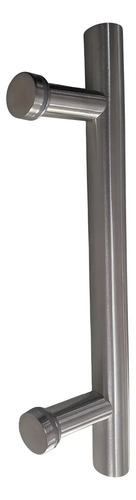Manijon Barral 150cm Simple Acero Inoxidable Puerta Satinado