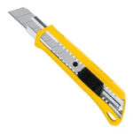 Cutter 18mm Metalico Plastico Pretul Acero Cromado Trincheta