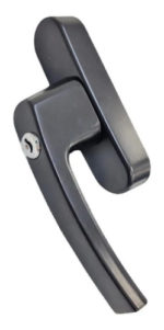 Falleba H47 Con Llave Aluminio Corredizas Rotonda Modena A30 Color Negro