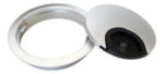 Pasacable Aluminio 50mm Escritorio Redondo Anonizado