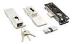 Cerradura Multipunto P/ Puerta Blindex Premium Acero Inox