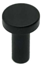 Tirador Manija Redondo Negro Para Mueble Cajones 20x30mm 20 30