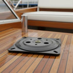 Plato Soporte Giratorio Para Base De Butaca 145x145mm Negro