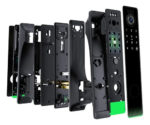 Cerradura Inteligente Qbo Con Wifi Camara Huella Tarjeta Color Negra