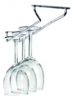 Porta Copas Colgante De Cromado Tipo Hafele De 34 Cm
