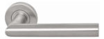 Manija Acero Inox Sa03 Simple(giratoria) C/bocallave Negro