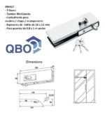 Cerradura Para Puerta Blindex Con Cilindro Acero Inox