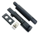 Pasador Puerta H49 Modena A30 Rotonda 640 Aluminio Cierre Color Negro