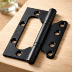 Bisagra Omega Para Muebles Qbo Omega Color Negro Acabado Mate Unidad