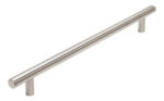 Manija Tirador Barral Acero Inox Mueble De 160 Mm Qbo