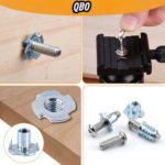 Inserto Para Clavar En Madera M8 X 20mm 10 Unidades