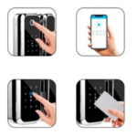 Cerradura Electronica E10 Puerta Blindex Digital Biometrica