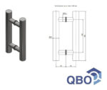 Barral Manijon Acero Inoxidable 38 X 300 Simple