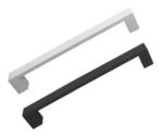 Manija Tirador Mueble Cocina Alum. Anodizado O Negro 160mm Negro