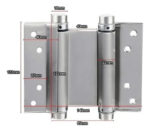 Bisagra Vaiven Doble Accion Acero Inoxidable 125mm