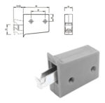 Escuadra Colgador Soporte Alacena Mueble Regulable Blanco