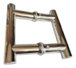 Mini Barral Manijon Cromado Inoxidable Puerta Vidrio Manija Cromado