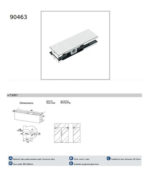 Pivot / Bisagra Superior P/puerta (hoja) De Cristal (inox)