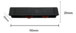 Carro Doble Rueda Con Ruleman Para Linea Modena R42 R49 X1ud Negro