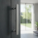 Manijon Barral S 300x38mm Simple Acero Inoxidable Puerta Color Satinado