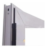 Bisagra H62 Blanco Puerta Aberturas Aluminio Módena Reforzad Color Negro