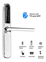 Cerradura Electronica / Digital S31 Huella – Codigo – Llave Negro