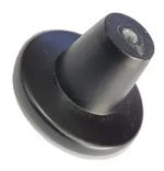 Tirador Manija Redondo Negro Para Mueble Cajones Roma - Imagen 5