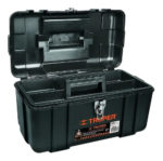 Caja De Herramientas Plastica 17 Herraje Metal Truper 19656 Color Negro