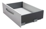 Corredera 175×450 Tandem Slim Invisible Cajones Cierre Suave Color Gris