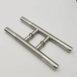 Barral Manijon Manija De 30 Cm Acero Inox Puerta De Vidrio Pulido/Satinado
