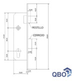 Cerradura Electronica S41 Digital Huella Biometrica Smart Color Silver
