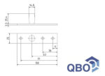 Buje/eje Pivot Superior P/puerta De Vidrio (fijo)