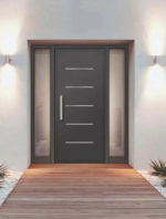 Manijon Barral S 300x38mm Simple Acero Inoxidable Puerta Color Satinado