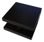 Fijación Recta Acero Inox Negro Paños Fijos Vid/cristal
