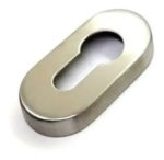 Bocallave Oval Tipo Euro Acero Inoxidable Manija
